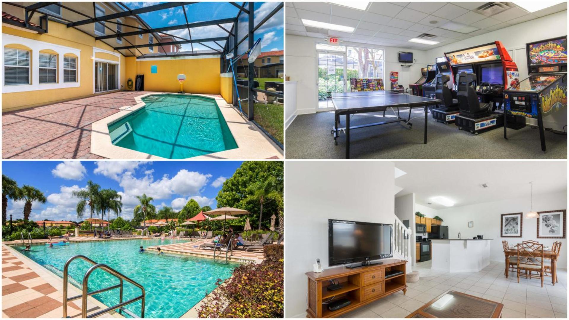 Encantada Rose - A 4 Bed Townhouse Near Disney คิสซิมมี ภายนอก รูปภาพ